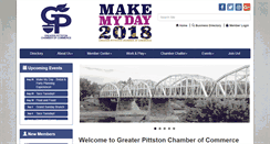 Desktop Screenshot of pittstonchamber.info